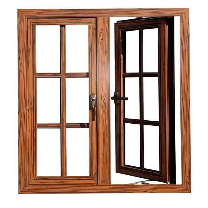 Wood Look Aluminium Windows